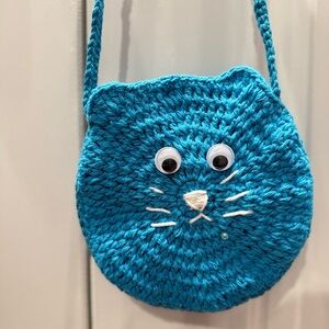 Custom Knit bags for return favors/ collectibles/ party favors/ toddler girls